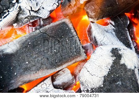 Burning Charcoal
