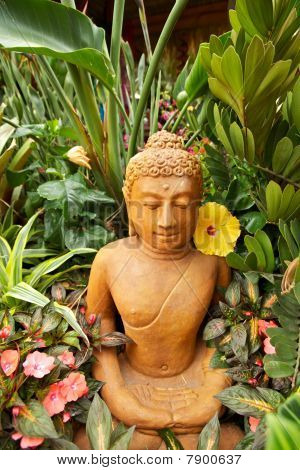 สวดพุทธในสวน