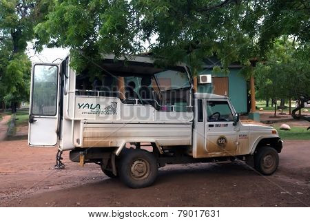 Parked Safari Jeep