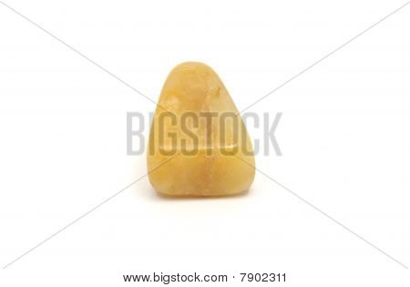 detaillierte und bunte Bild der Orangen Calcit mineral