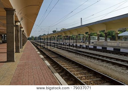 Renovating old station of railway,  Ruse, Bulgaria