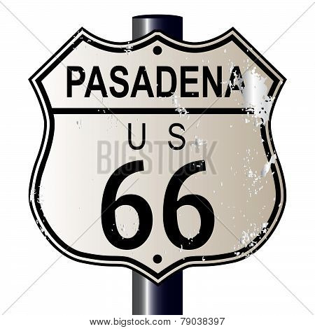 Pasadena Route 66 Sign
