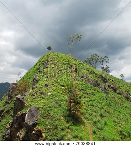 Mountain Scenery In Sri Lanka
