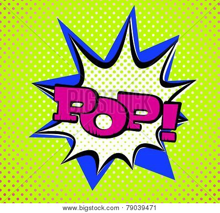 Pop Art Style Typography