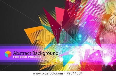 Abstract fantasy pattern for modern backgrounds, brochure layouts, flyer design, cover template, poster wallpapers and so on