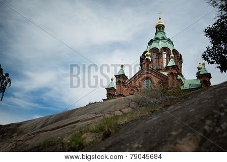 Partial Sight Of Uspenski Cathedral
