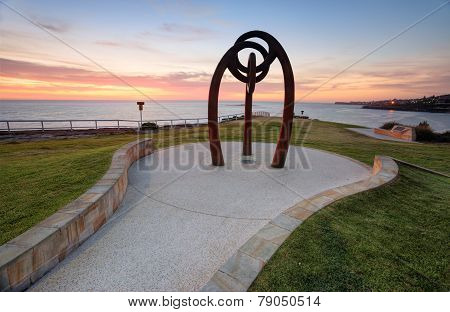 Bali Memorial  Coogee Beach Australia  At Sunrise