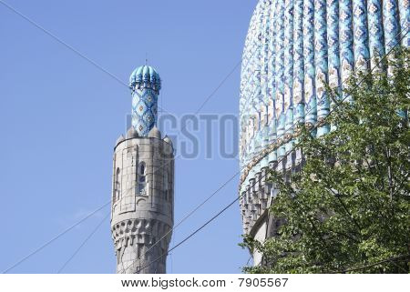 Dome Of A Mosque Against The Sky