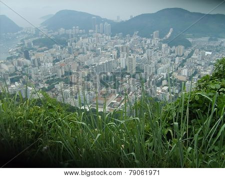 the city in the smog