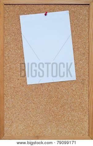 Paper On Notice Board