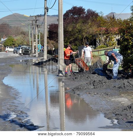 The Big Cleanup After Christchurch Earthquake