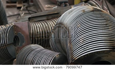 Industrial Parts At A Factory