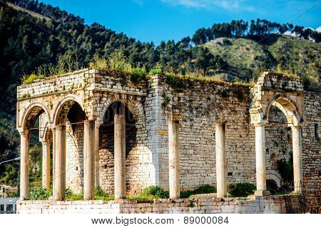 Ruins in Berat city