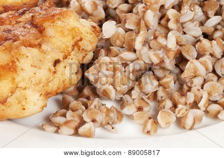 Chicken Meat With Buckwheat Kasha