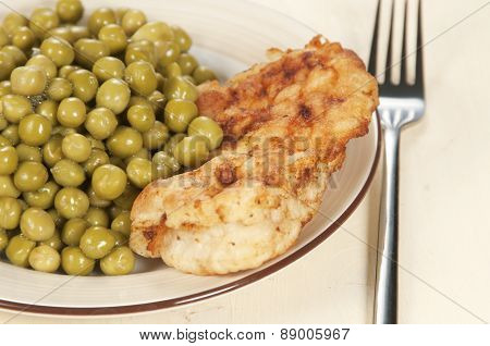 Chicken Meat With Green Peas