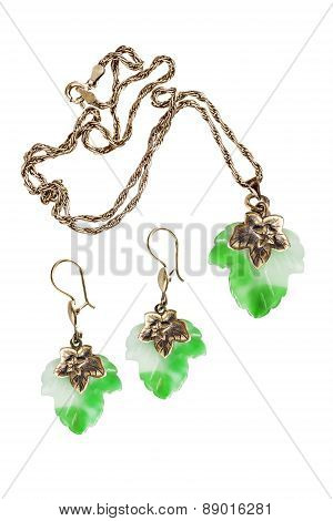 Pendant And Earrings