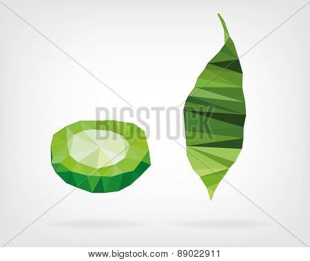 Low Poly Bitter Melon