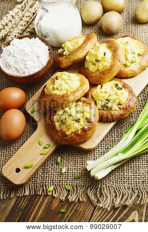 Shangi- Patties With Potatoes And Green Onion