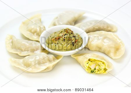 Nepalese food momo