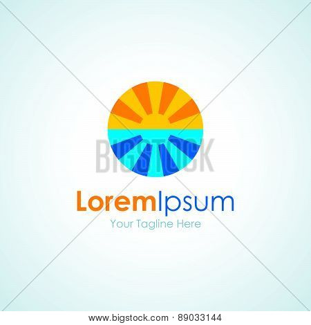 Happy person jump icon simple elements logo