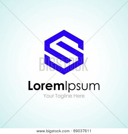 S strength symbol super concept elements icon logo