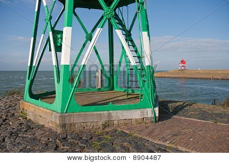 Fenerler Stavoren Harbor, Hollanda