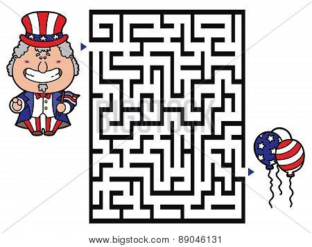 Uncle sam labyrinth