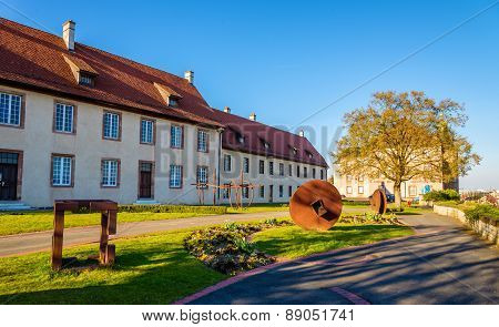 Garden Near The Castle Of Montbeliard - France