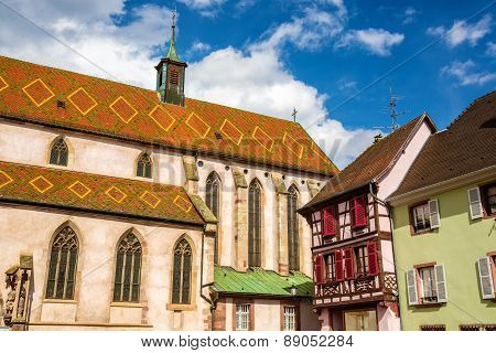 Church Of The Providence In Ribeauville, France