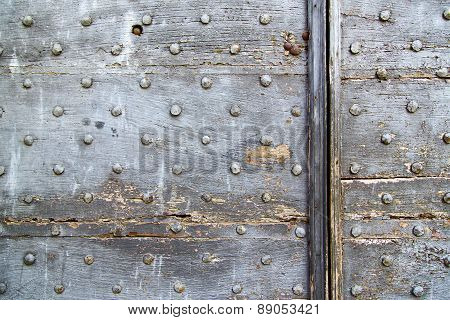 Cross Lombardy   Arsago Seprio   Knocker In A  Door   Wood Italy