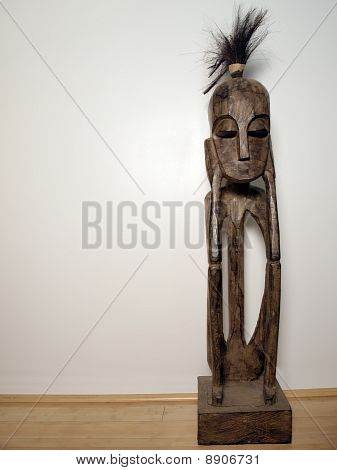 Escultura africana - pensador