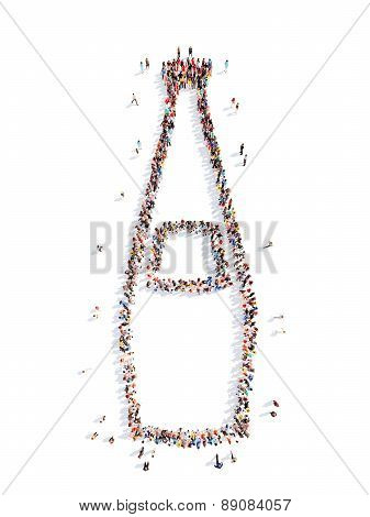 people in the form of a bottle.