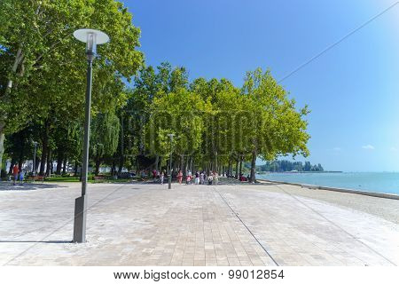 Promenade In Balatonfured