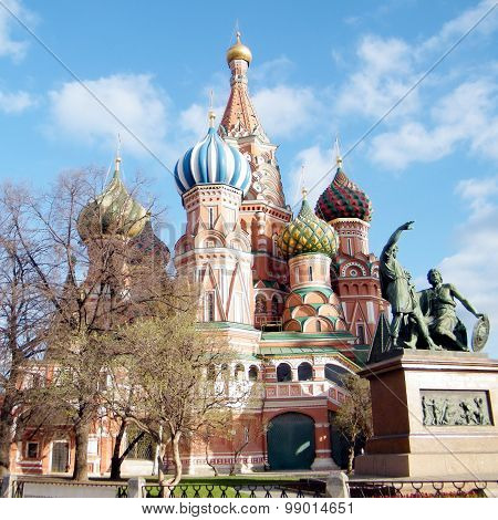 Moscow The Cathedral Of Saint Basil The Blessed 2011