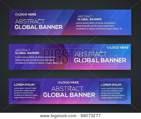 Abstract banner design