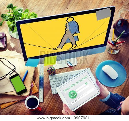 Risk Management Insurance Safety Unsteady Concept