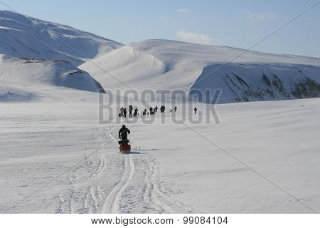Ski trip to Svalbard Island in Norway