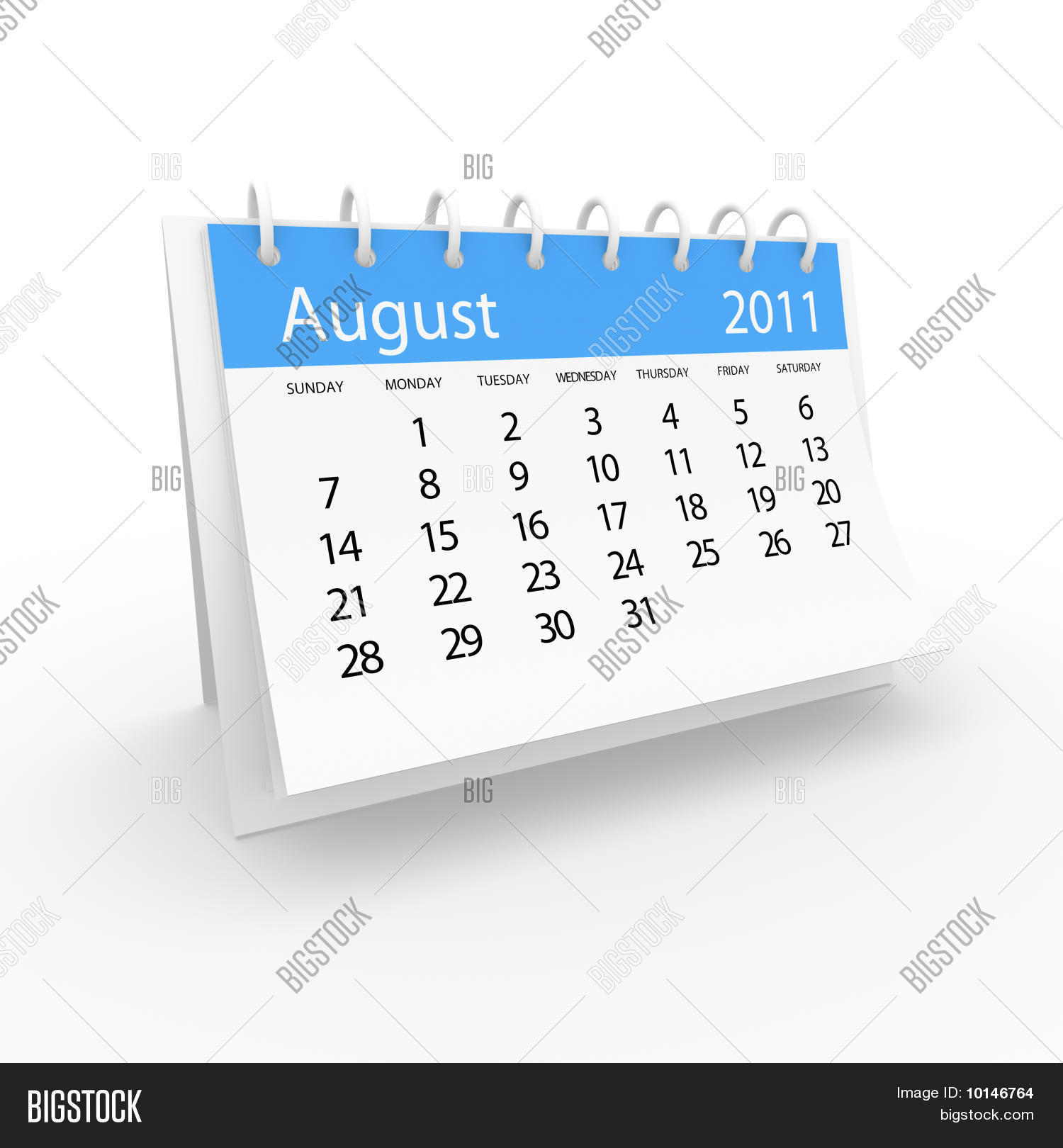 Calendar 2001 August Image & Photo (Free Trial) | Bigstock