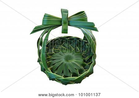 Coconut Leaf Basket