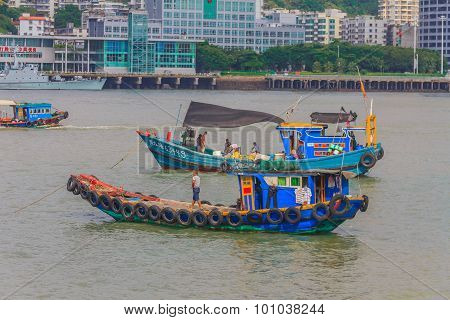 Chinese Fishing Boats