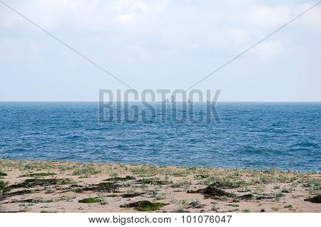 Rock Ships Not Far From The Banks Of The Opuk Nature Reserve