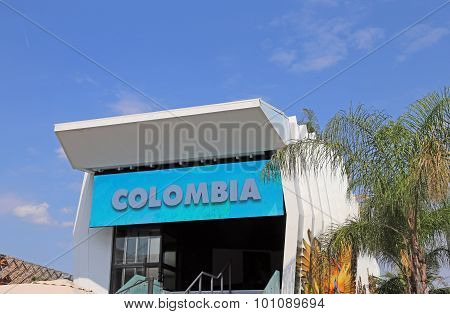 Milan, Italy - 8Th September, 2015. Expo Milano. Detail Of Colombia Pavilion