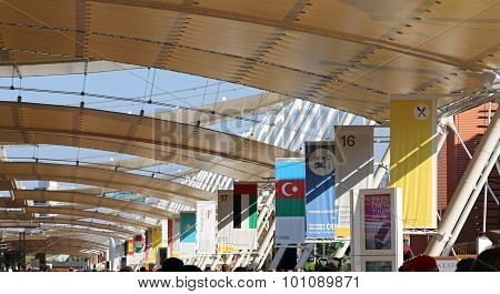 Milan, Italy - 8Th September, 2015. Expo Milano. Main Street Called Decumano