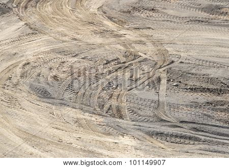 Skidmarks On The Ground