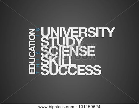 EDUCATION. Word business collage. EDUCATION. Word business collage