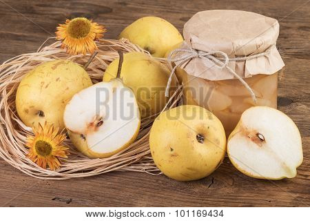 pears fruit compote