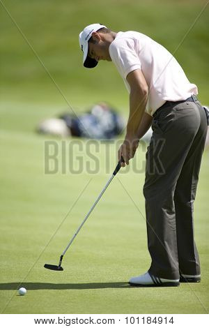 PARIS FRANCE, 03 JULY 2009. Martin Kaymer (GER) competing in the 2nd round of the PGA European Tour Open de France golf tournament.