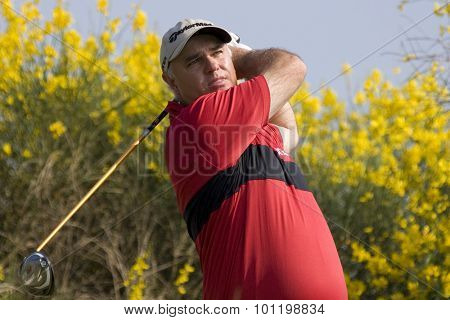 PARIS FRANCE, 02 JULY 2009. Stephen Dodd (GBR) competing in the 1st round of the PGA European Tour Open de France golf tournament.