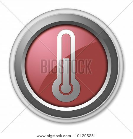 Icon, Button, Pictogram Temperature