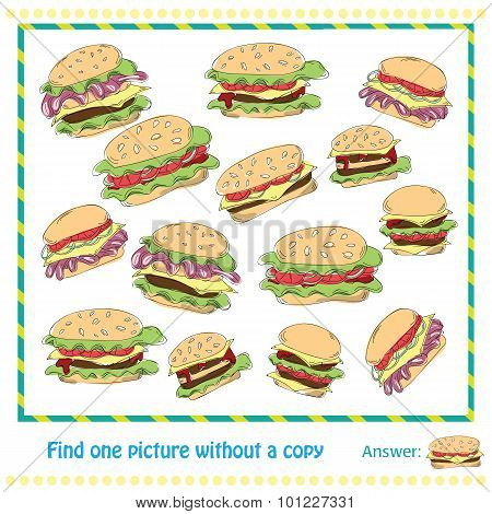 Vector Illustration - Educational Game for Children